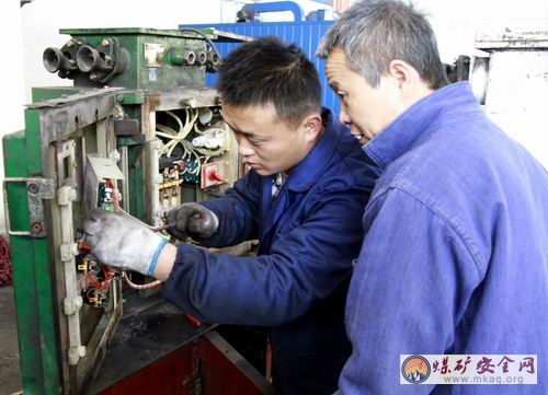 澄合礦業(yè)二礦分公司加大設(shè)備維修力度